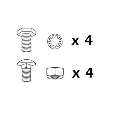 Mounting Fastener Pack, All Rectangular Grills-Parts-10-933-Magma Products