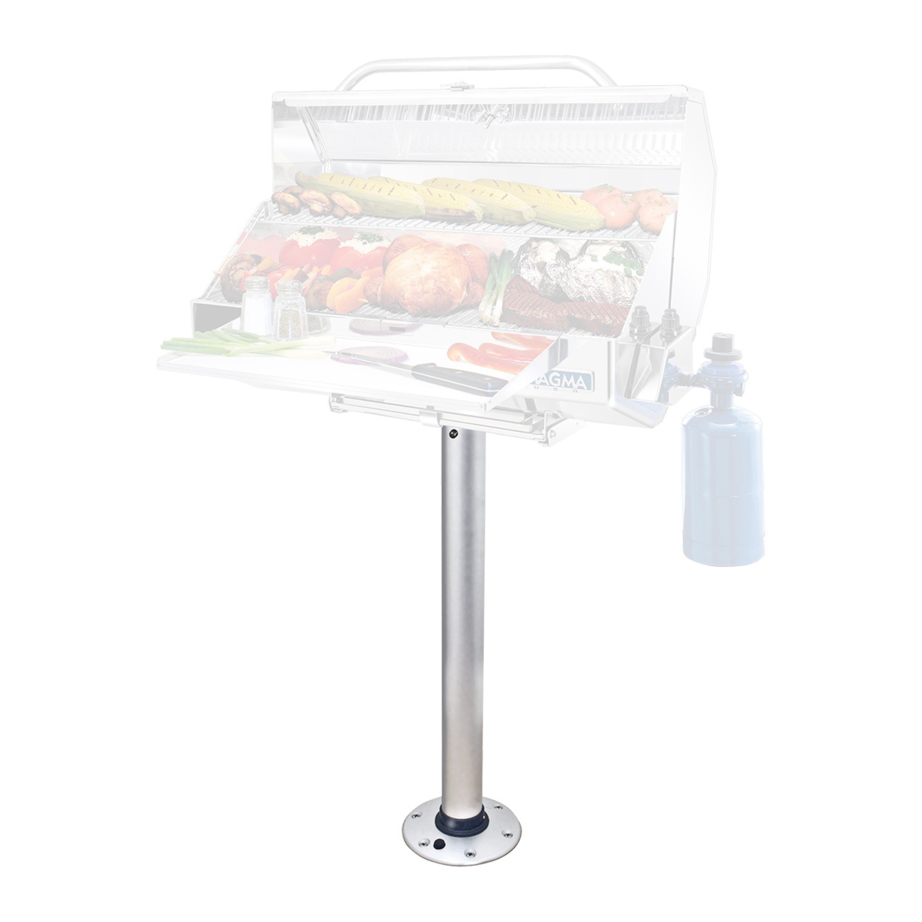 Double Locking Stowable Pedestal Mount-Mount-T10-185-Magma Products